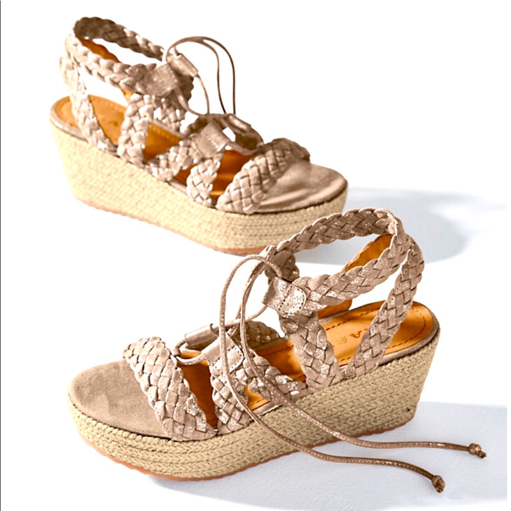 Trask Patrice Metallic Suede 8